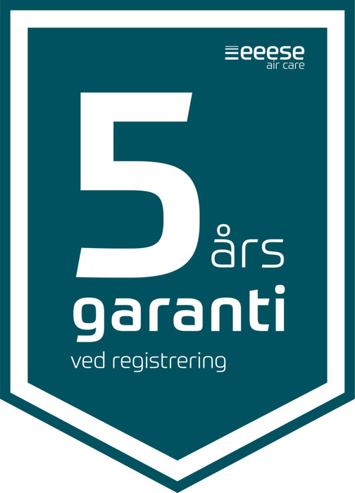 eeese air care 5 års garanti_DK